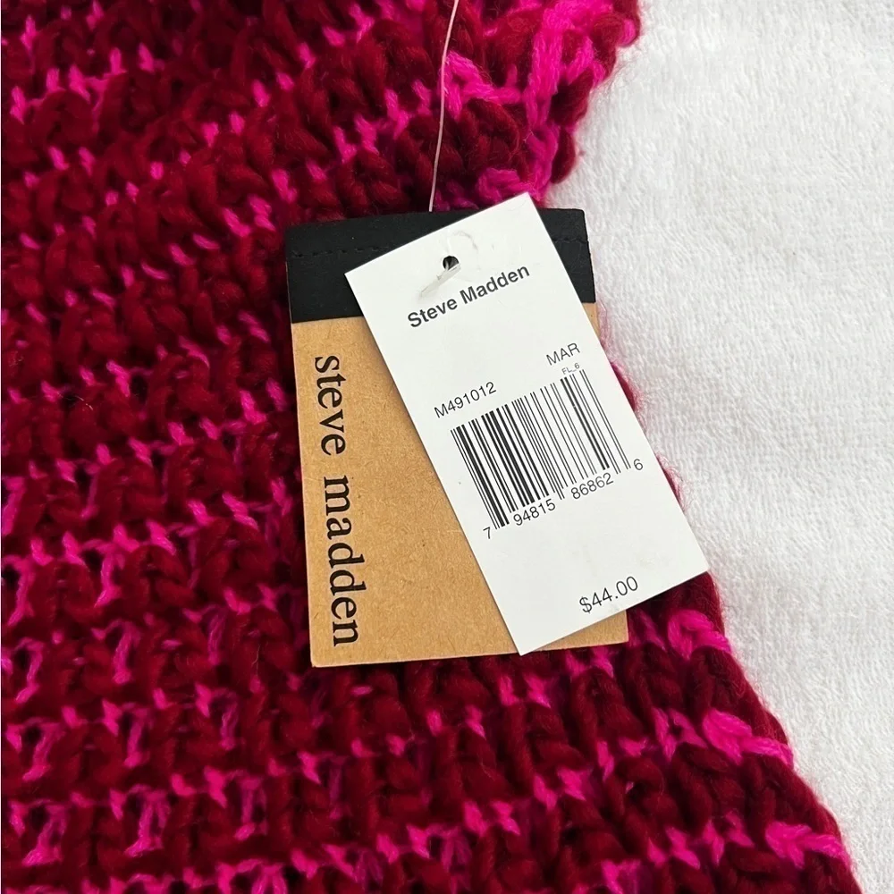 Steve Madden Pink Cowl Scarf